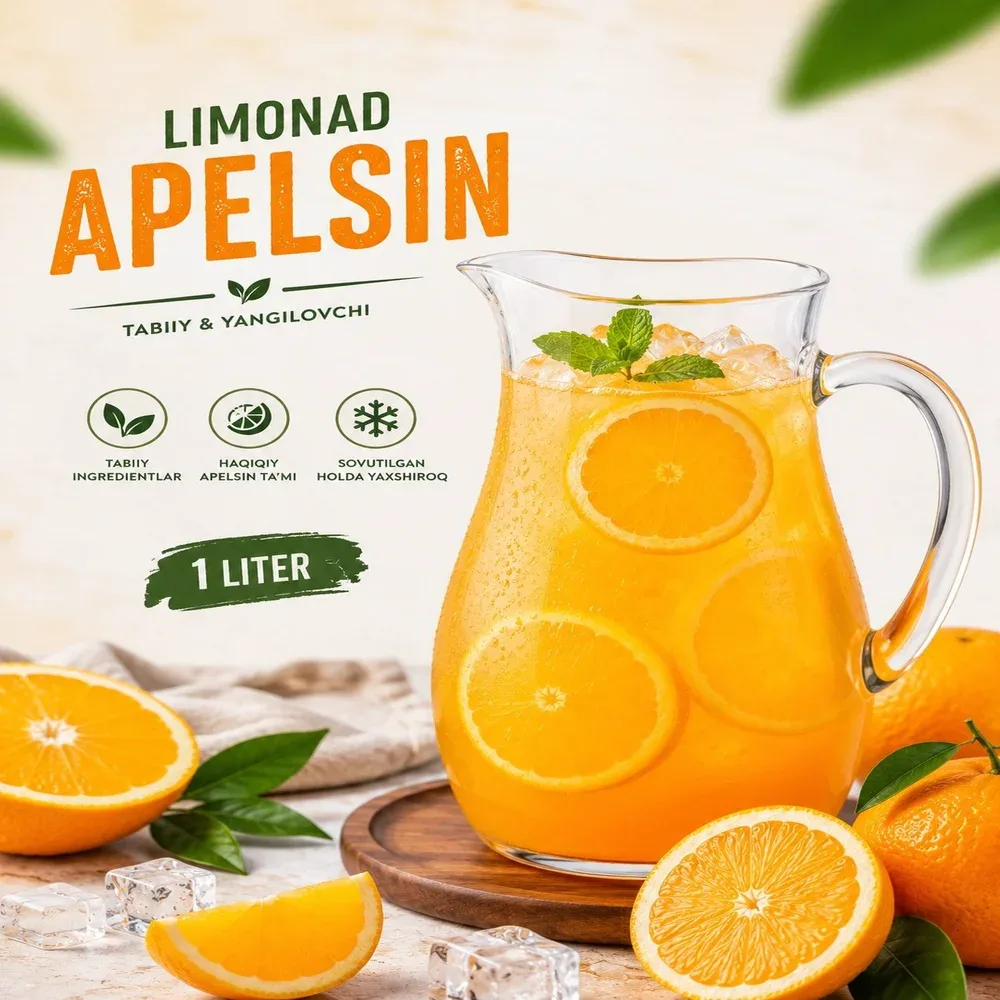 Limonad apelsin1 L
